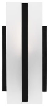 Dex One Light Wall / Bath Sconce, Midnight Black