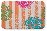 24" x 17" Flower Bursts Bathmat, Pink