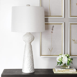 Uttermost Sonata Textured White Table Lamp