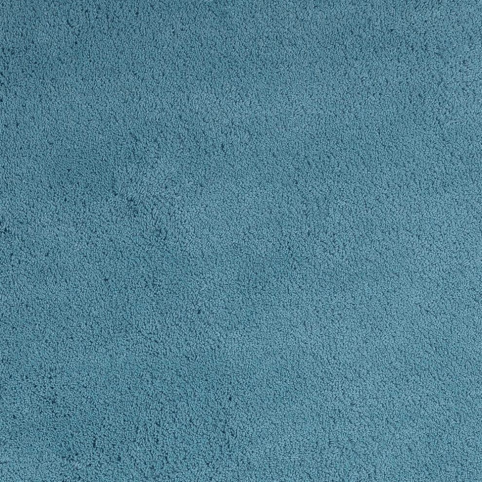 3' X 5' Highlighter Blue Plain Area Rug