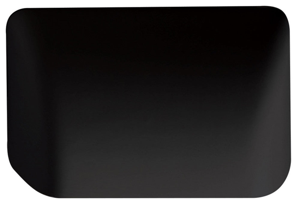 Ambiance Small Scoop, Outdoor Downlight Wall Sconce, Matte Black, E26