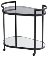 Cosmo Bar Cart, Black, Small