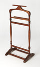 Butler Judson Valet Stand, Gray, Medium Brown