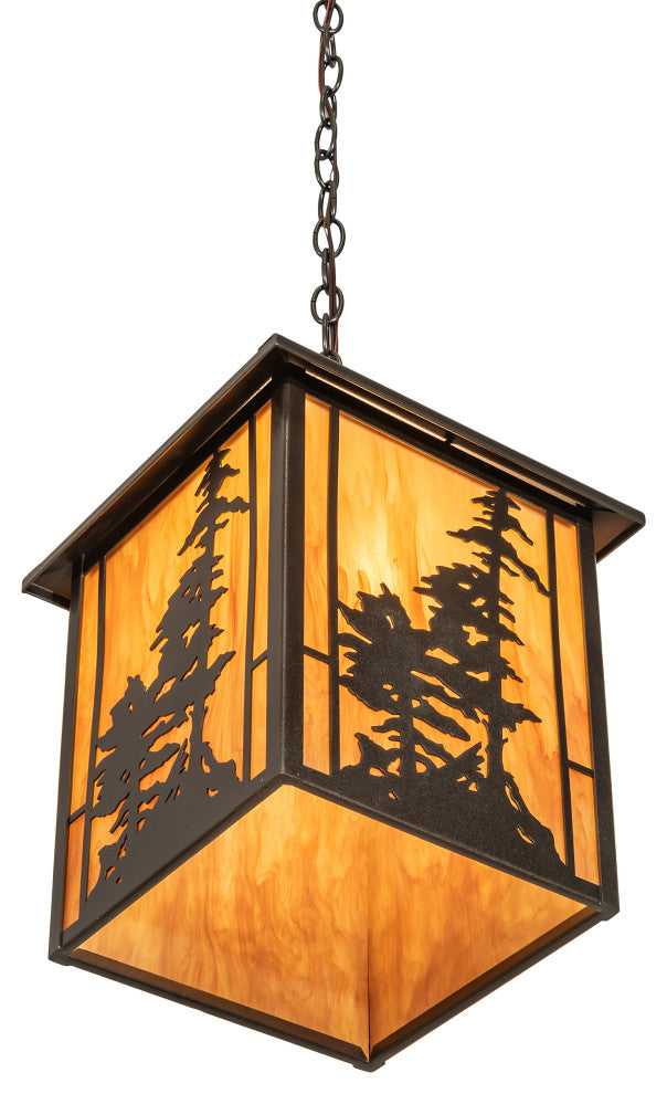 11.5 Square Tall Pines Pendant