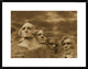 Mount Rushmore National Monument, South Dakota, Sepia, 30"x24"