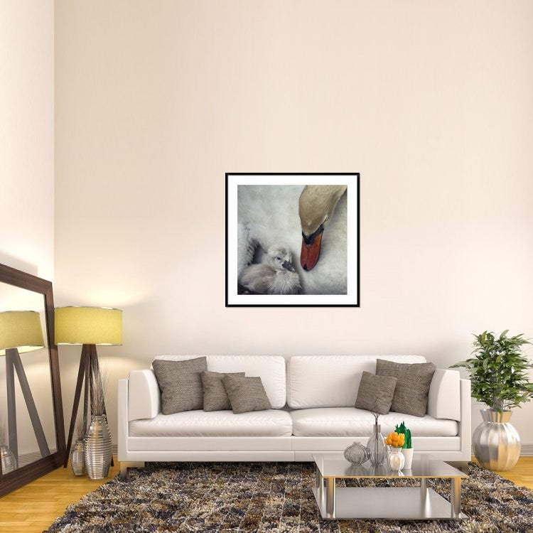 "Close To You" Framed Digital Print by Piet Flour, 44x44"