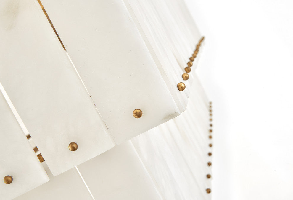 Fredrick Ramond Simone Medium Eight Light Linear, Burnished Gold