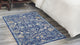 Nourison Grafix 3' x 5' Navy Vintage Indoor Area Rug