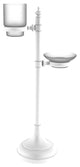 Vanity Top Multi-Accessory Ring Stand, Matte White