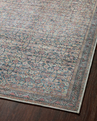 Loloi II Adrian Denim / Multi 2'-6" x 7'-6" Runner Rug