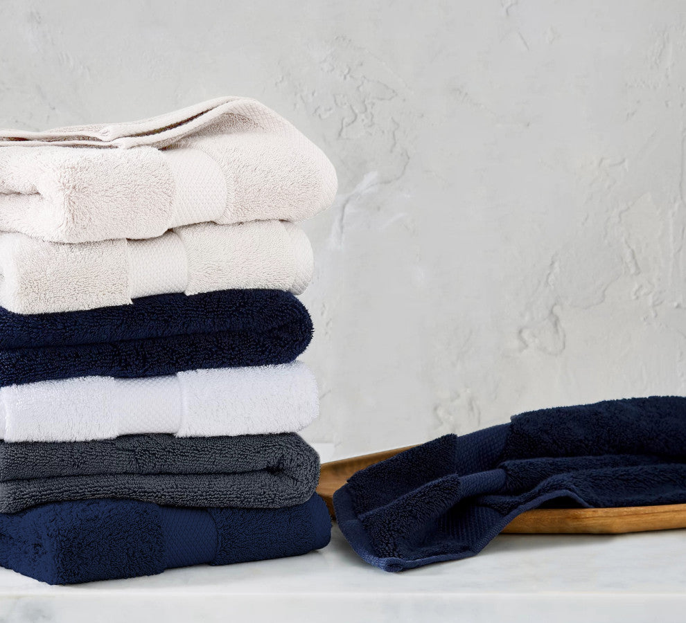 Organic Cotton Feather Touch Quick Dry Hand Towel, Marshmallow, Pack of 24