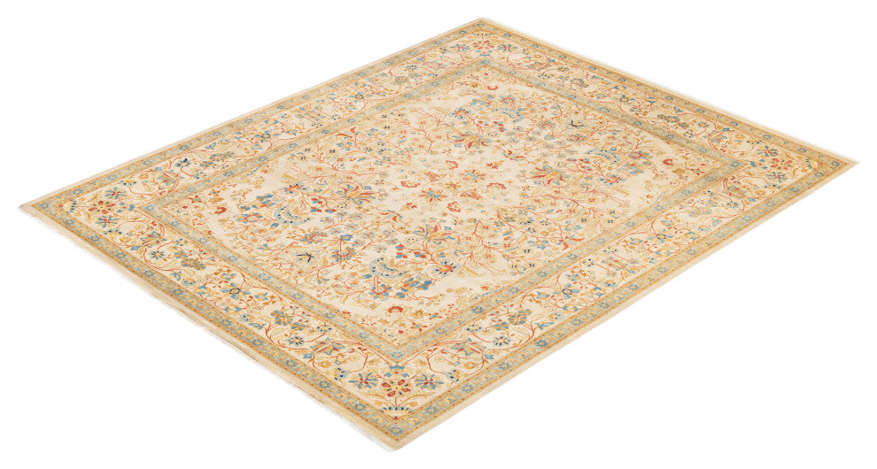Mogul, One-of-a-Kind Hand-Knotted Area Rug Ivory, 8'4"x10'2"