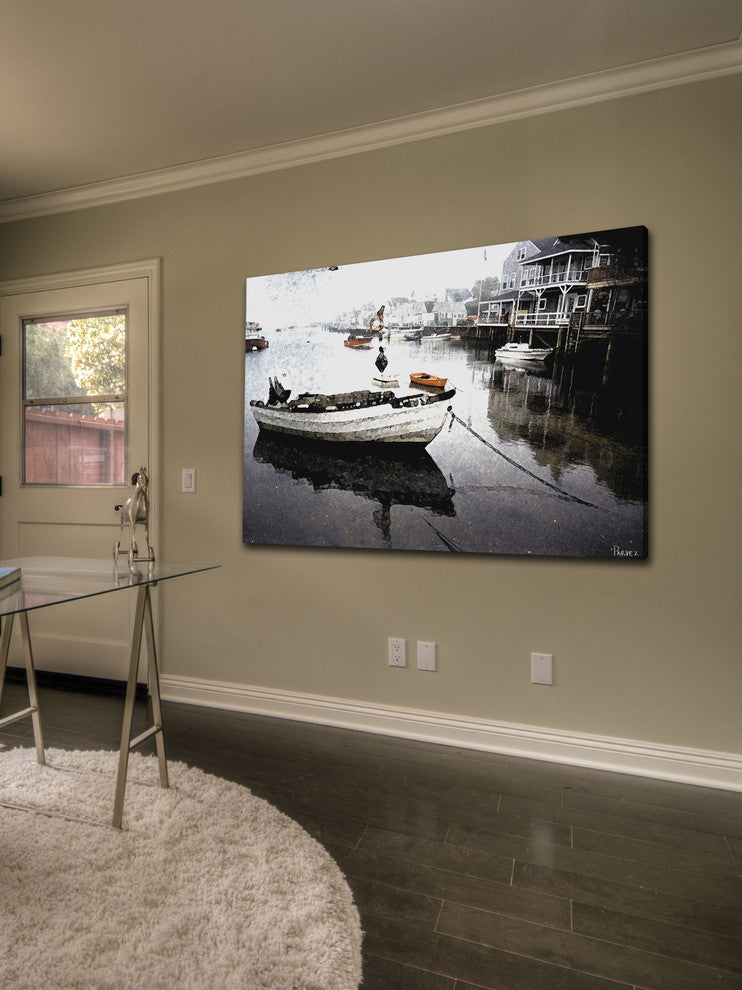 "Still Dock" Fine Art Canvas Print, 24"x16"