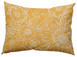 14" x 20" Zentangle Decorative Indoor Pillow, Egg Yolk