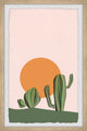 "Desert Garden" Framed Painting Print, 12x18