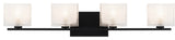 Quoizel WCP8604 Westcap 4 Light 32"W Bathroom Vanity Light - Matte Black