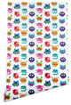 Deny Designs Andi Bird Monstrous Monsters Wallpaper, White, 2'x10'