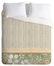 Deny Designs Cori Dantini Blue And White Stripes Duvet Cover - Lightweight