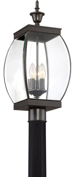 Oasis 3-Light Outdoor Lantern, Medici Bronze
