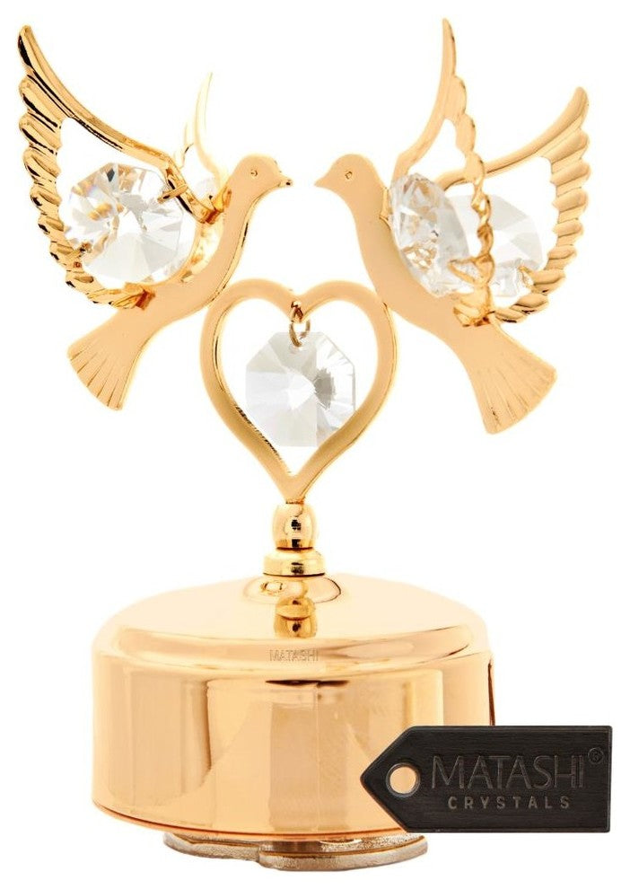 24K Gold Plated Music Box