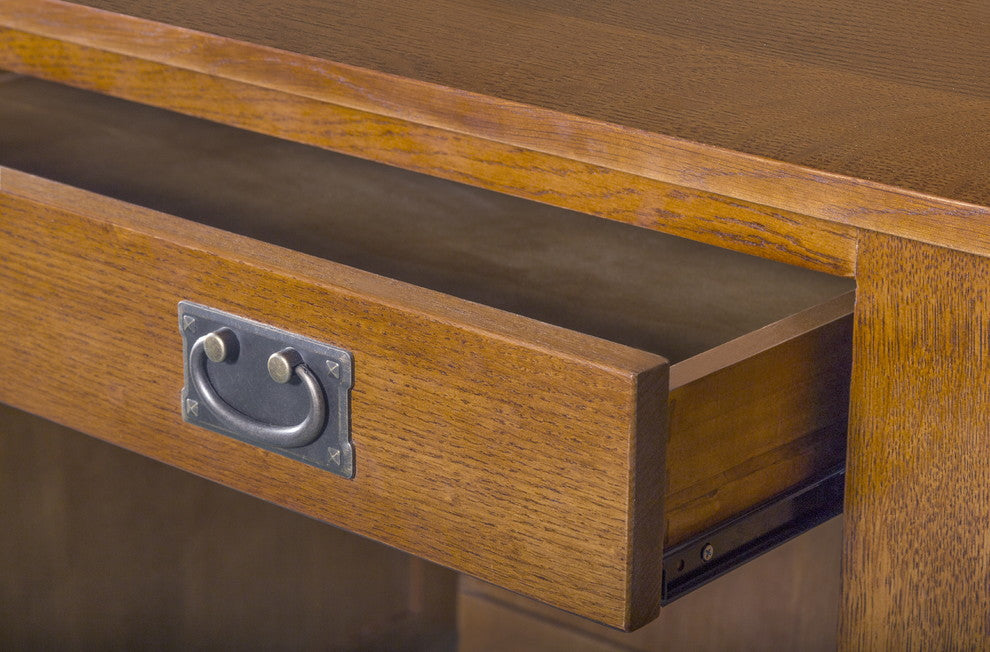 Mission Quarter Sawn Oak Desk, Library Table