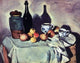Paul Cezanne Still Life, Post- Bottle- Cup and Fruit Wall Decal