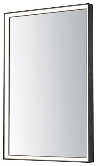 ET2 Lighting Bevel 1-Light 30'x36' LED Mirror, Black