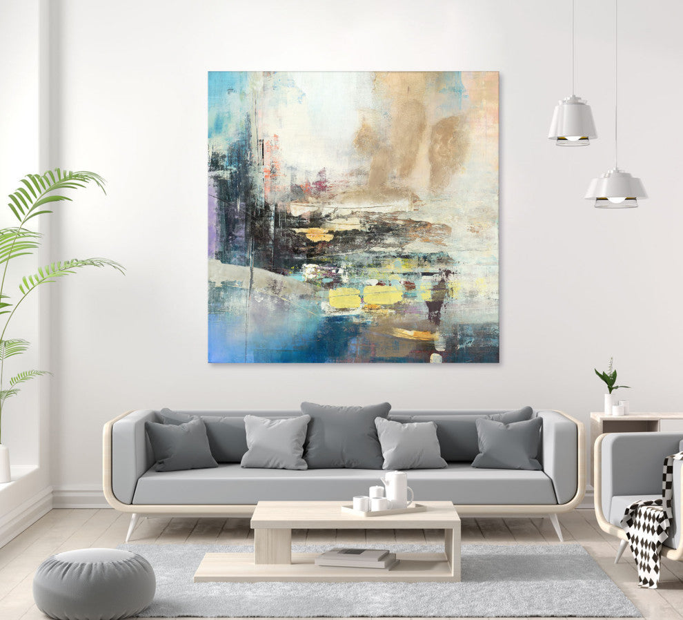 Awaken I - 54 x 54 by Nancy Ngo