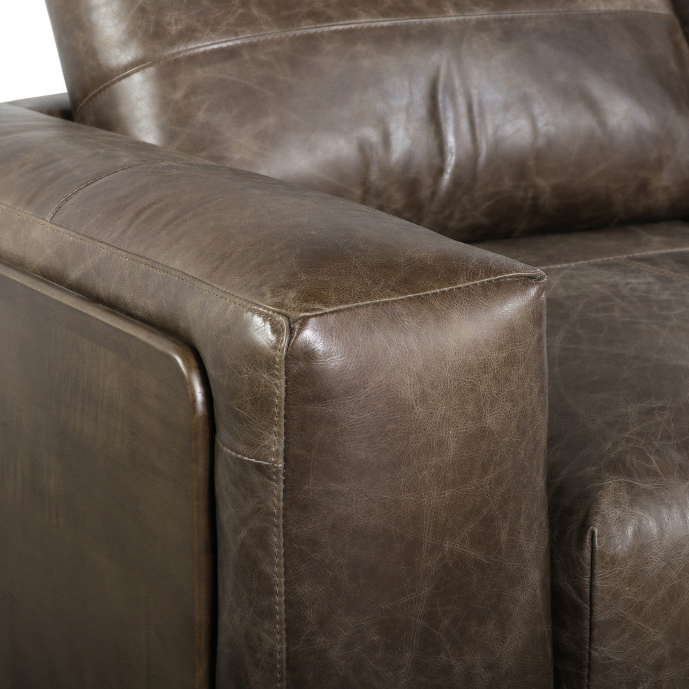 Connor Contemporary 3-Piece Oversized Living Room Sofa Set, Espresso/Dark Walnut
