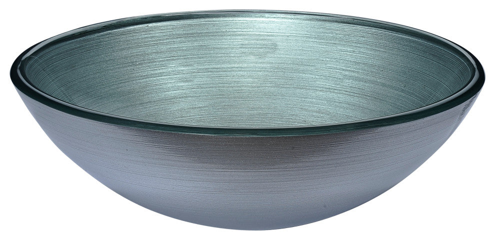 ANZZI Gardena Series Deco-Glass Bathroom Vessel Sink