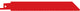High Speed Steel Reciprocating Saw Blade, 24Tx6"