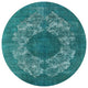 Ahgly Company Indoor Round Mid-Century Modern Area Rugs, 5' Round