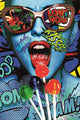 Pop Art Inspired Plexiglass Artwork | Andrew Martin Lollypop, Large