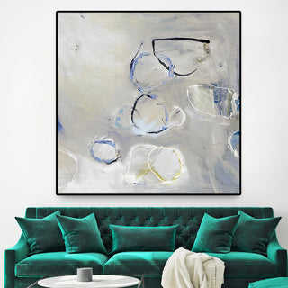 "Morph II" Oversized Framed Canvas, 45" x 45"