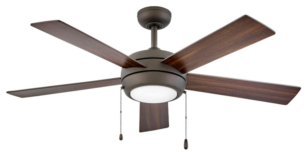 Hinkley Croft 52" Integrated LED Indoor Ceiling Fan, Metallic Matte Bronze