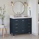 ARIEL Cambridge 42" Single Sink Bathroom Vanity Base Midnight Blue