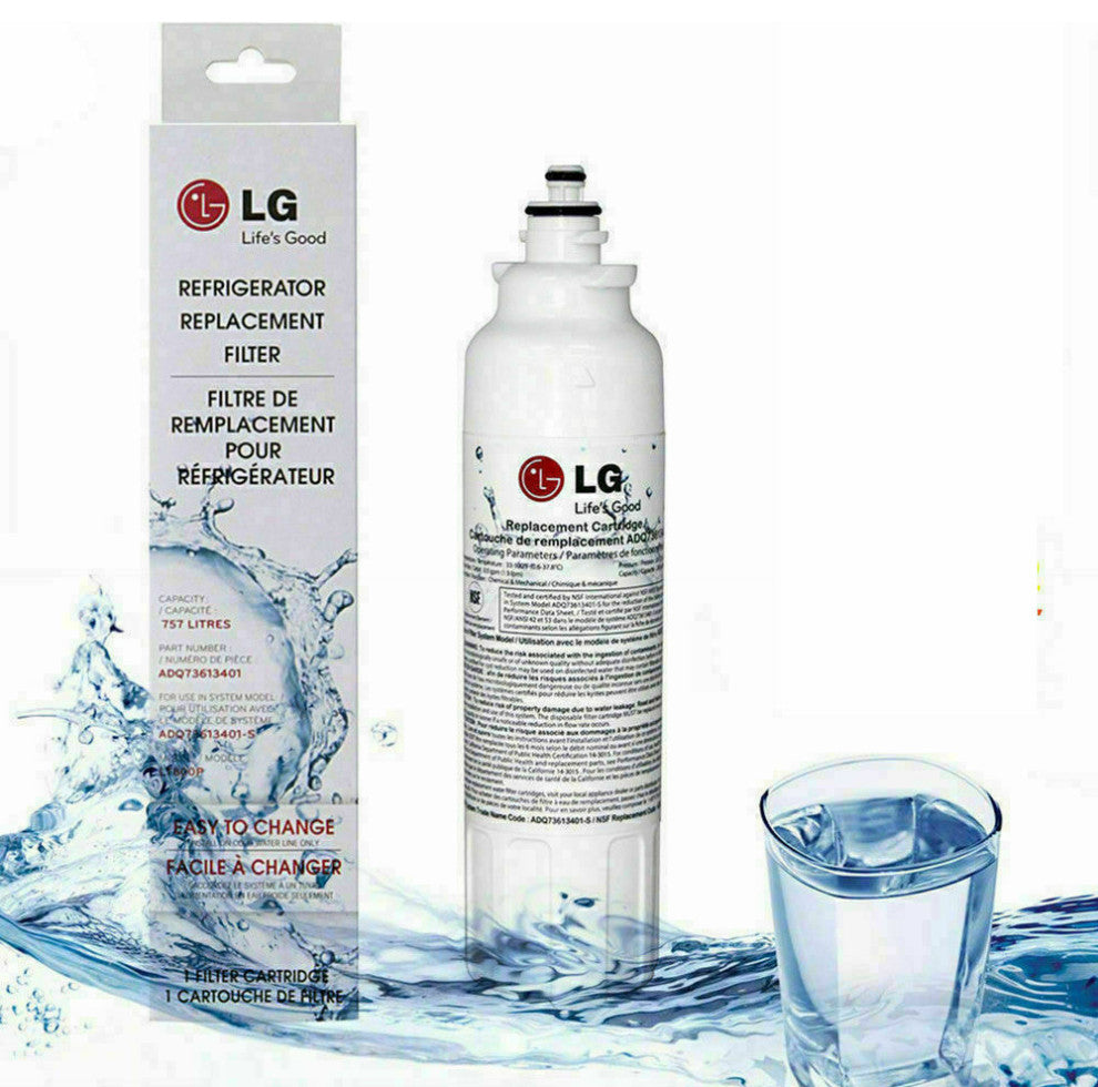 2 Pack LT800P LG ADQ73613401 Kenmore 46-9490 Refrigerator Water Filter