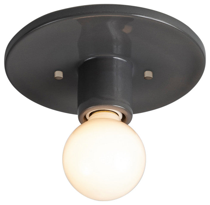 Discus Flush-Mount, Gloss Gray