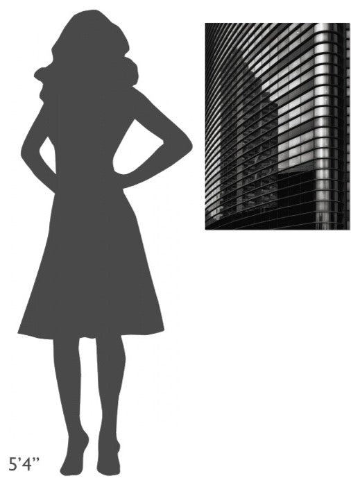 "Filled Lines, Reflected Balconies" Canvas by Yvette Depaepe, 21x30"