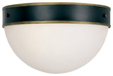 Crystorama Lighting Group CAP-8503 Capsule 2 Light 12"W Outdoor - Matte Black /