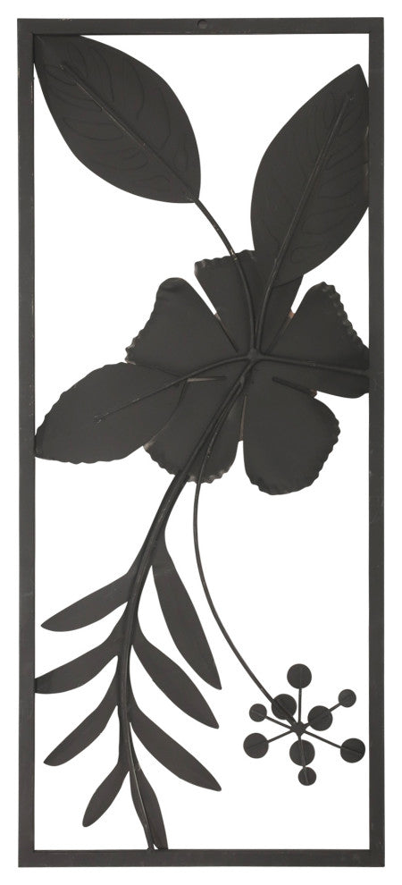 Green Floral Vines Vertical Wall Decor
