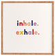 Urban Wild Studio Inhale Exhale Multi Framed Wall Art