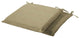Beige Outdoor Corded Chair Pad Set, 19x16x2, Set of 2