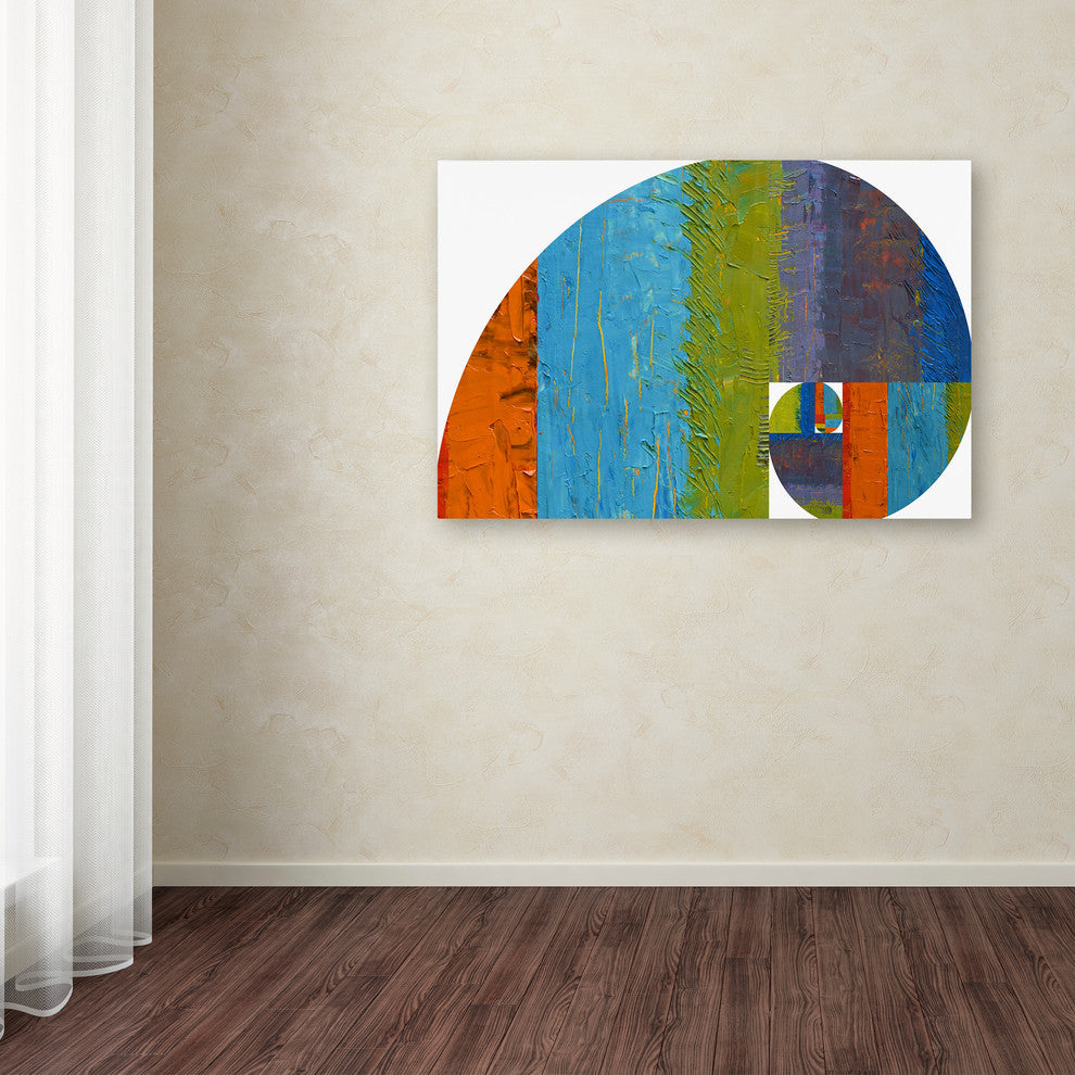 Michelle Calkins ''Fibonacci Spiral'' Canvas Art, 16x24