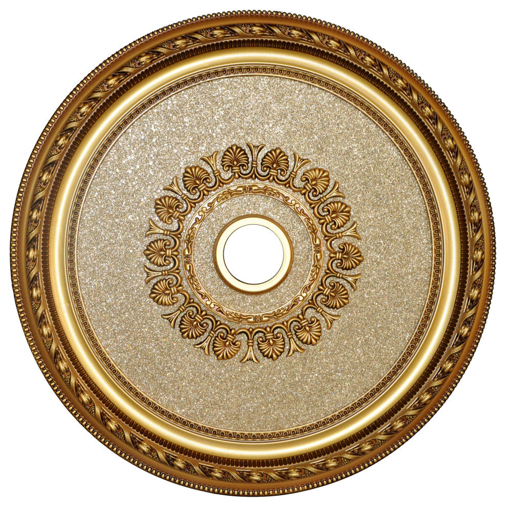 Artistry Lighting, Round 32" Antique Gold Ceiling Medallion (ART80-F-052)