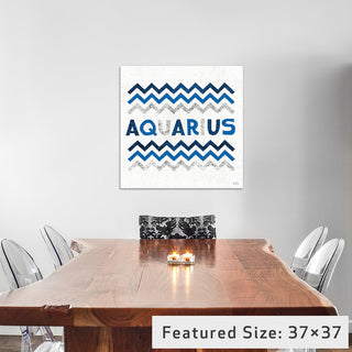 "Zodiac Aquarius" by Michael Mullan, 12x12x1.5