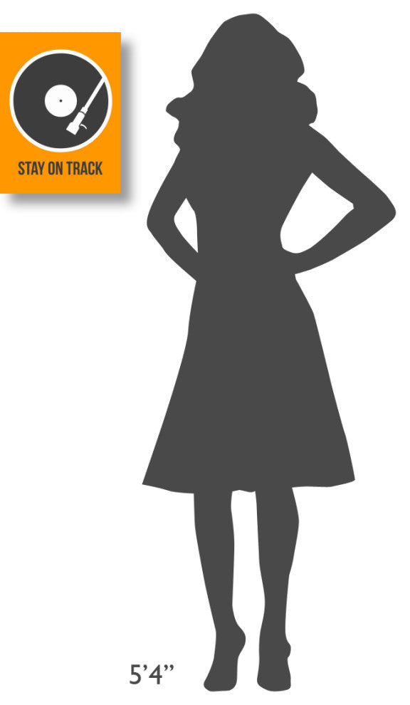 "Stay On Track Vinyl Poster 1" Fine Art Print