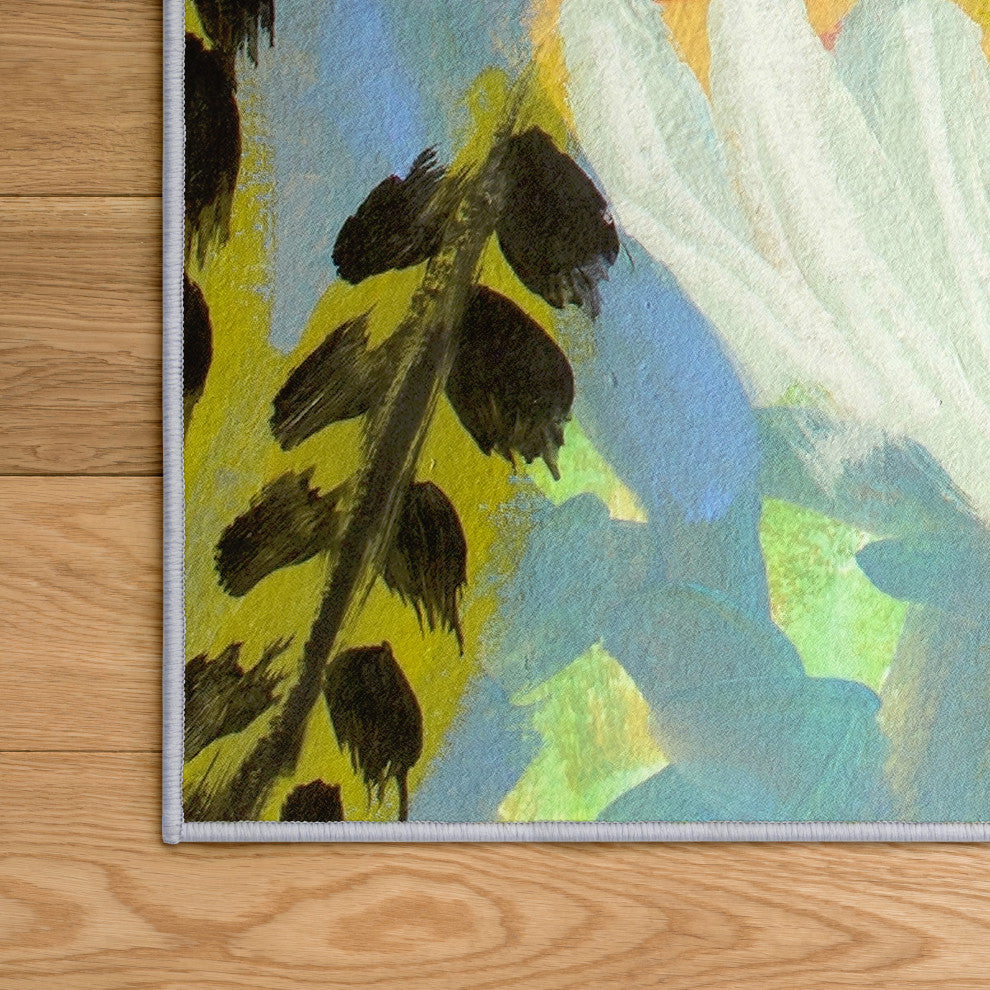 Secret Garden Floral III Art Area Rug, Power-Loomed, 7.5'x10.3'