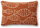 Loloi P0908 Orange 16" x 26" Cover w/Poly Pillow