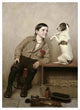 "Begging" Digital Paper Print by John George Brown, 31"x42"